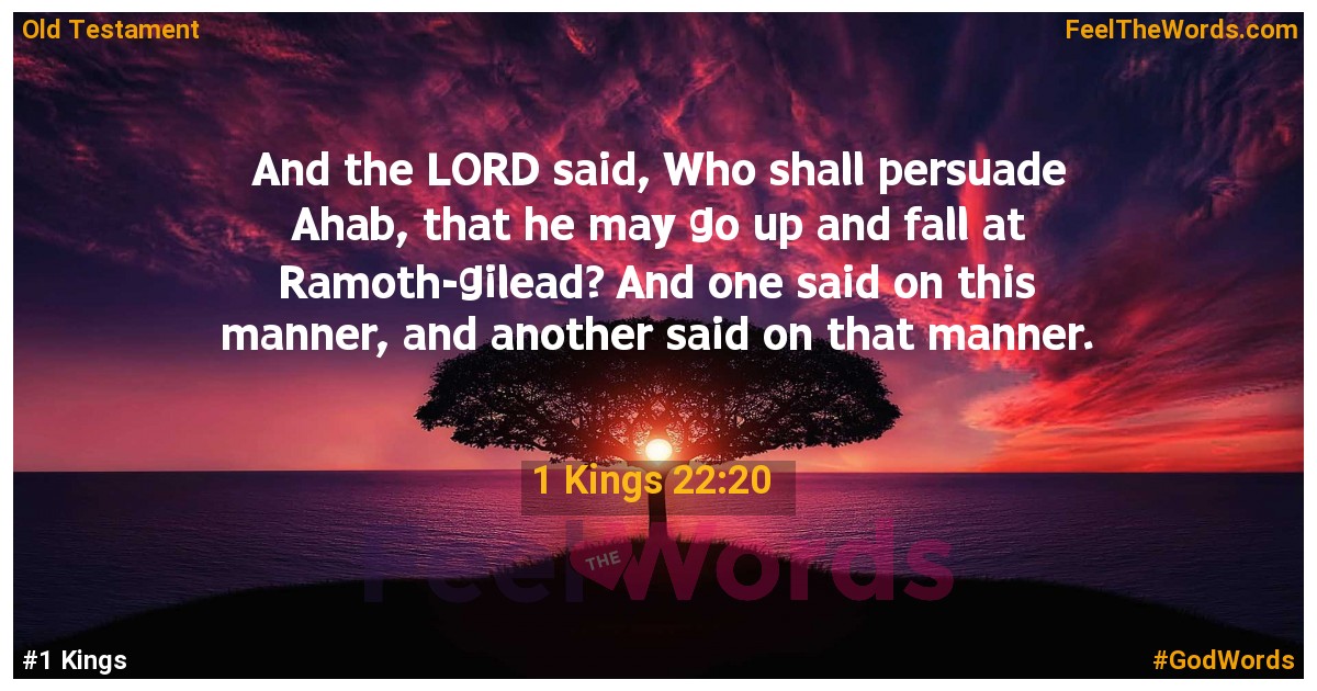 1 Kings 22:20