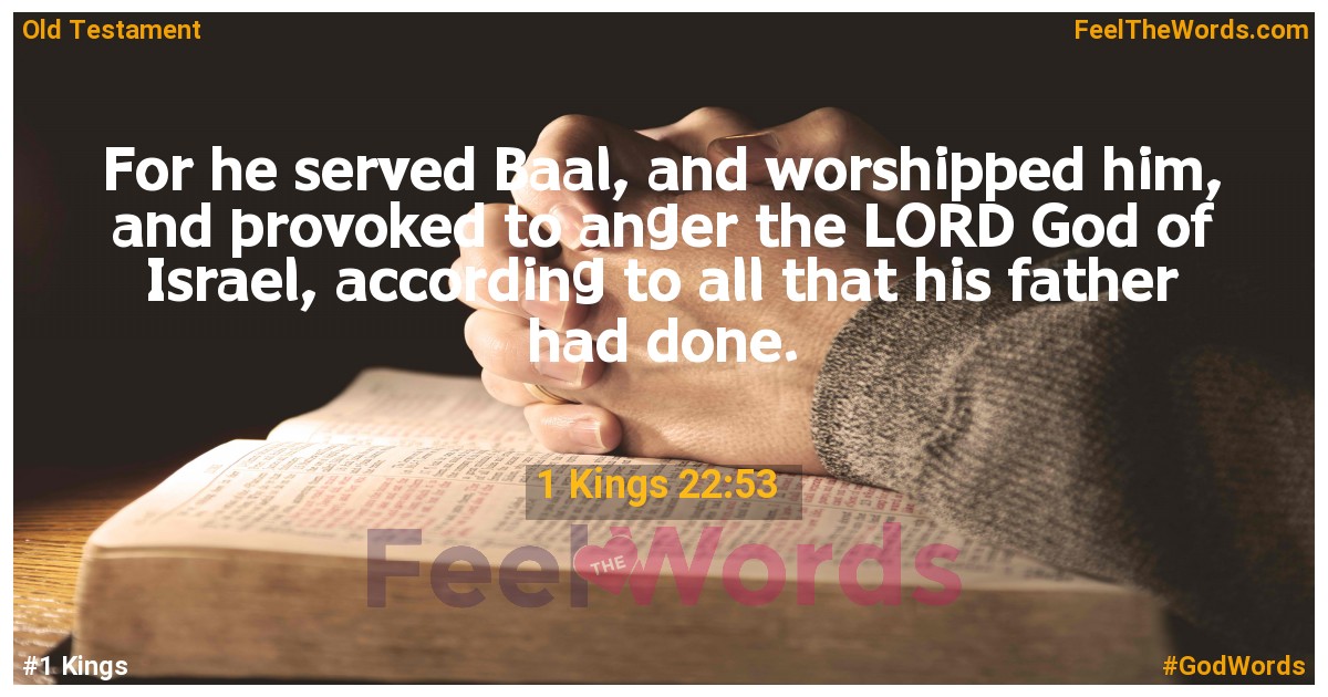 1 Kings 22:53