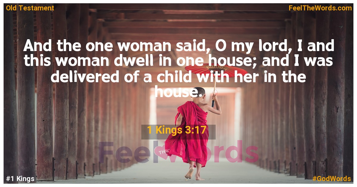 1 Kings 3:17