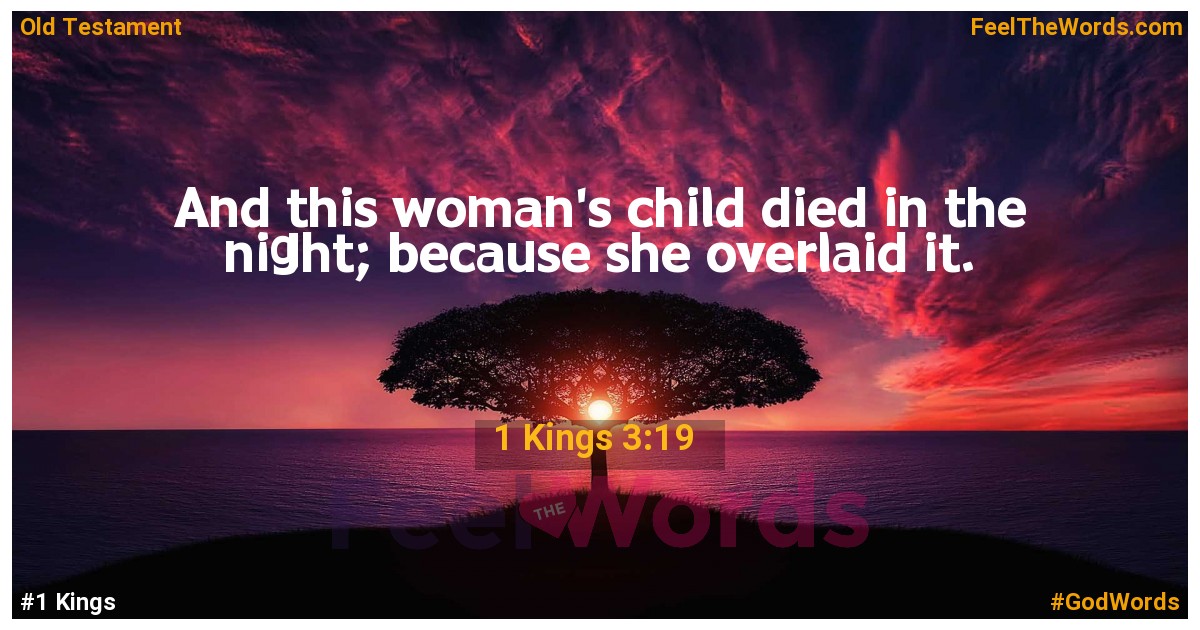 1 Kings 3:19