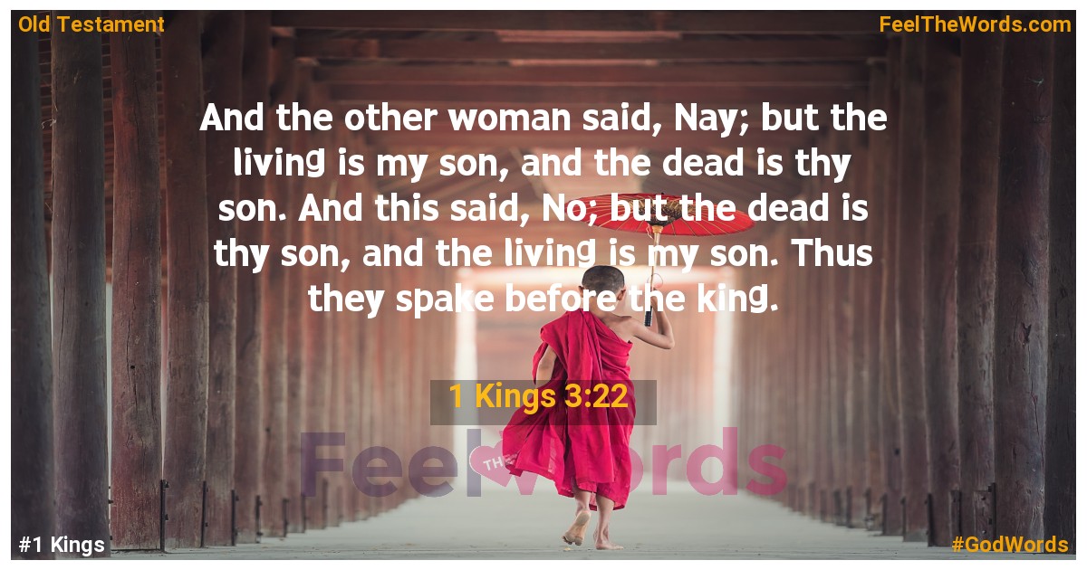 1 Kings 3:22