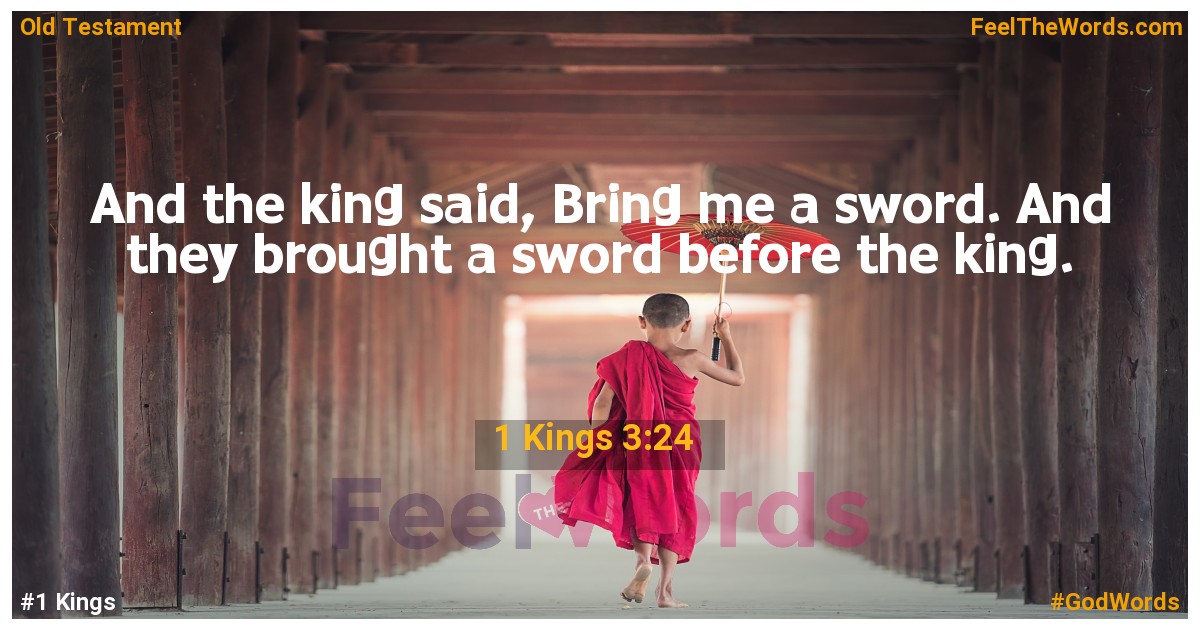 1 Kings 3:24