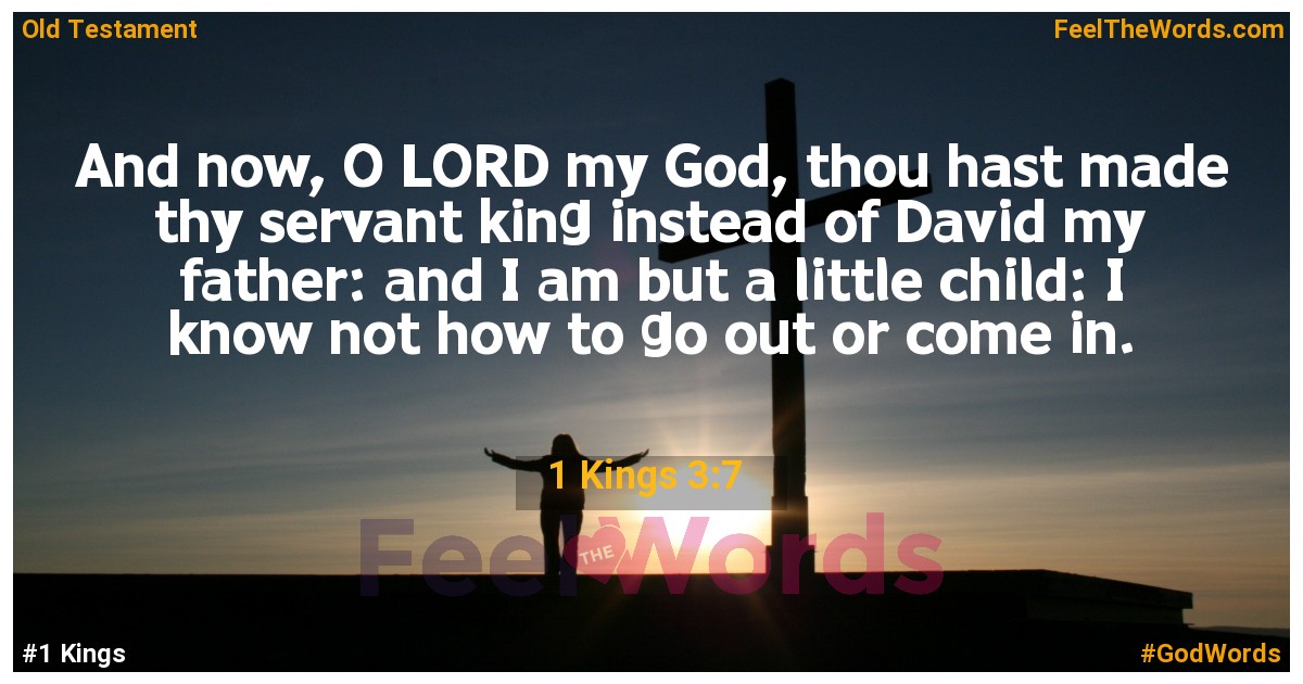 1 Kings 3:7