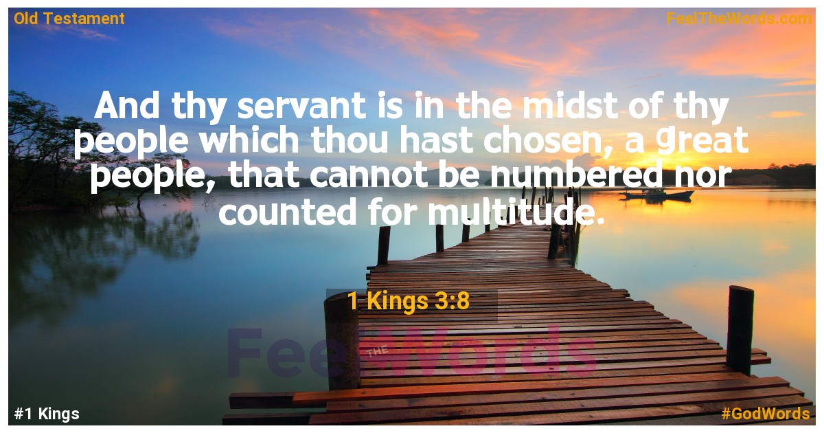 1 Kings 3:8
