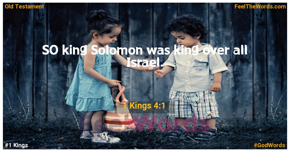 1 Kings 4:1