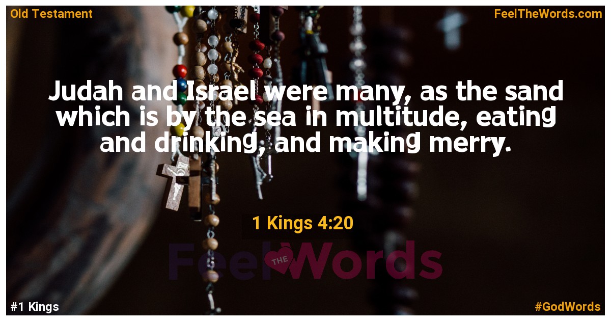 1 Kings 4:20