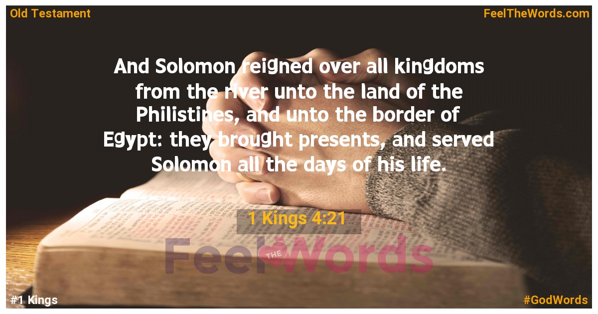 1 Kings 4:21