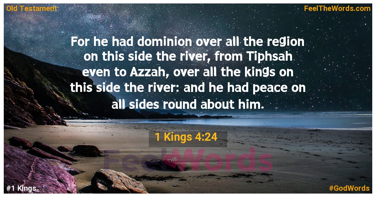 1 Kings 4:24