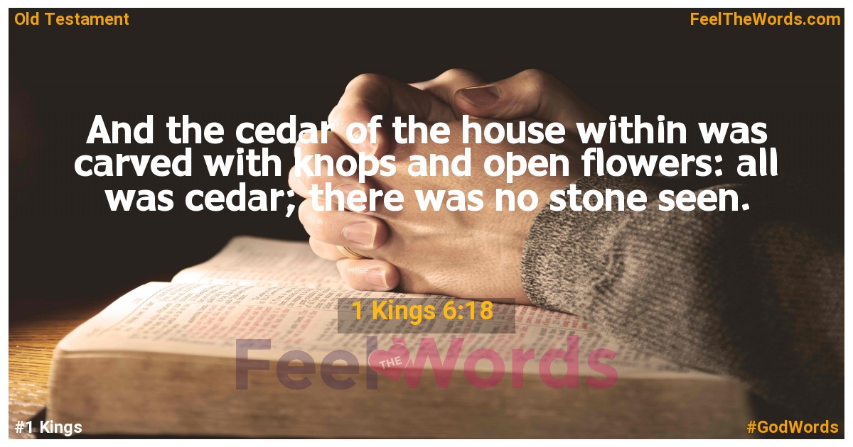 1 Kings 6:18