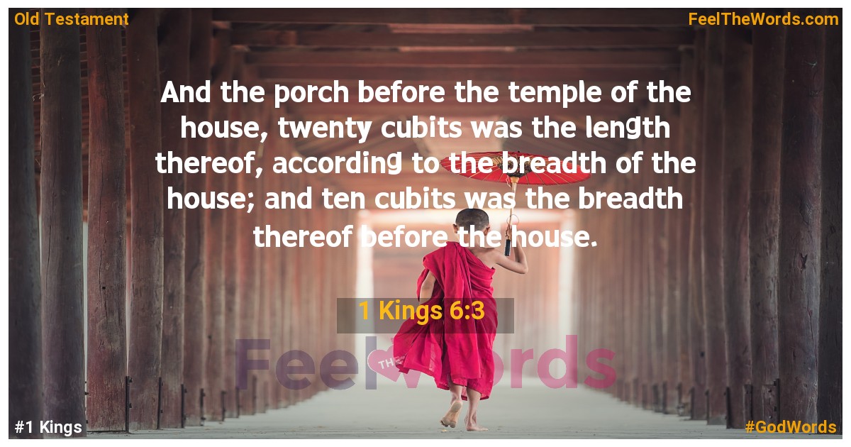 1 Kings 6:3