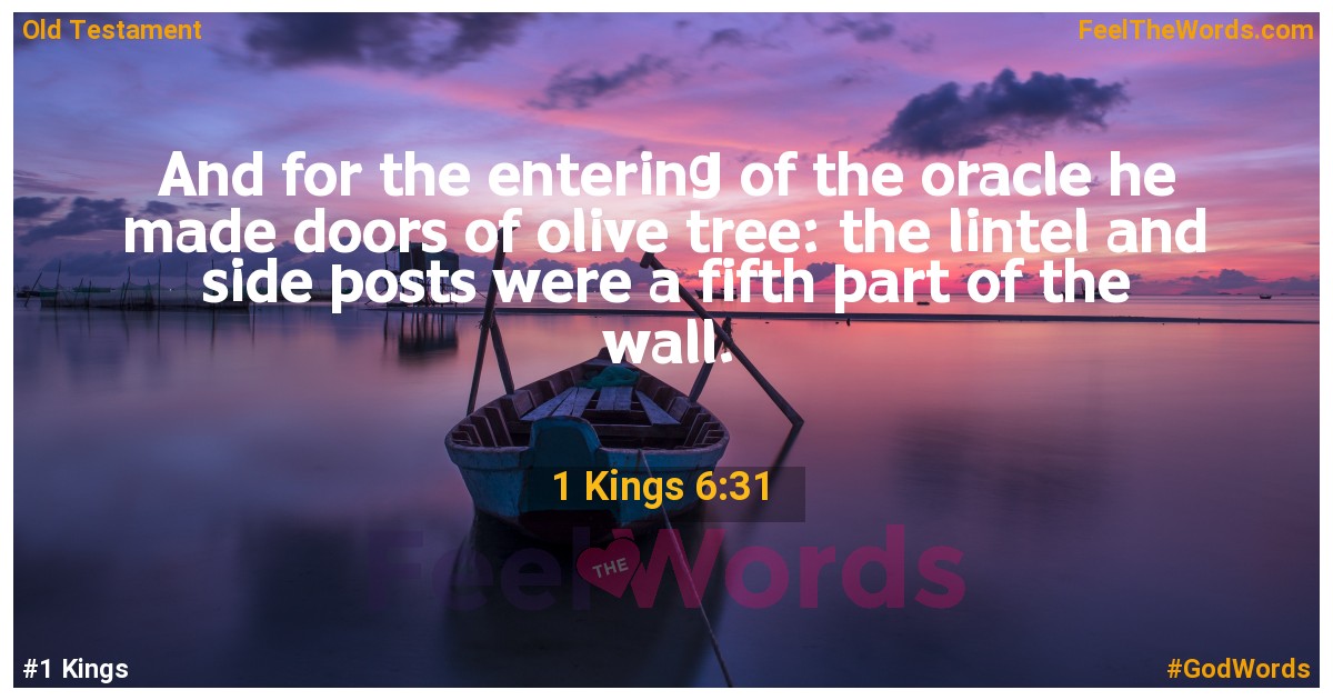 1 Kings 6:31