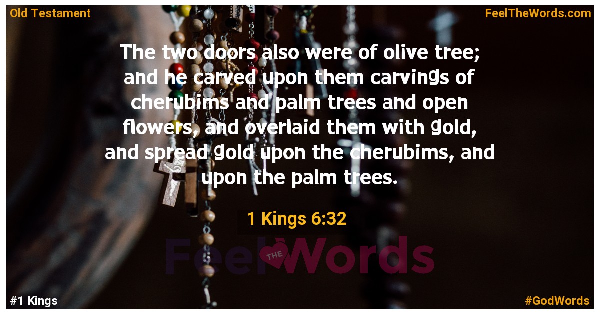 1 Kings 6:32
