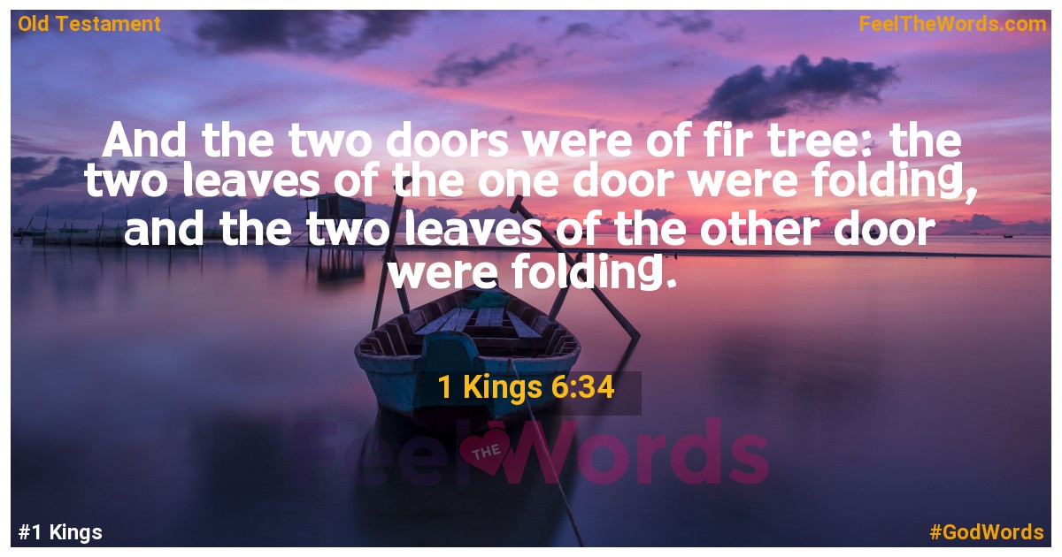 1 Kings 6:34