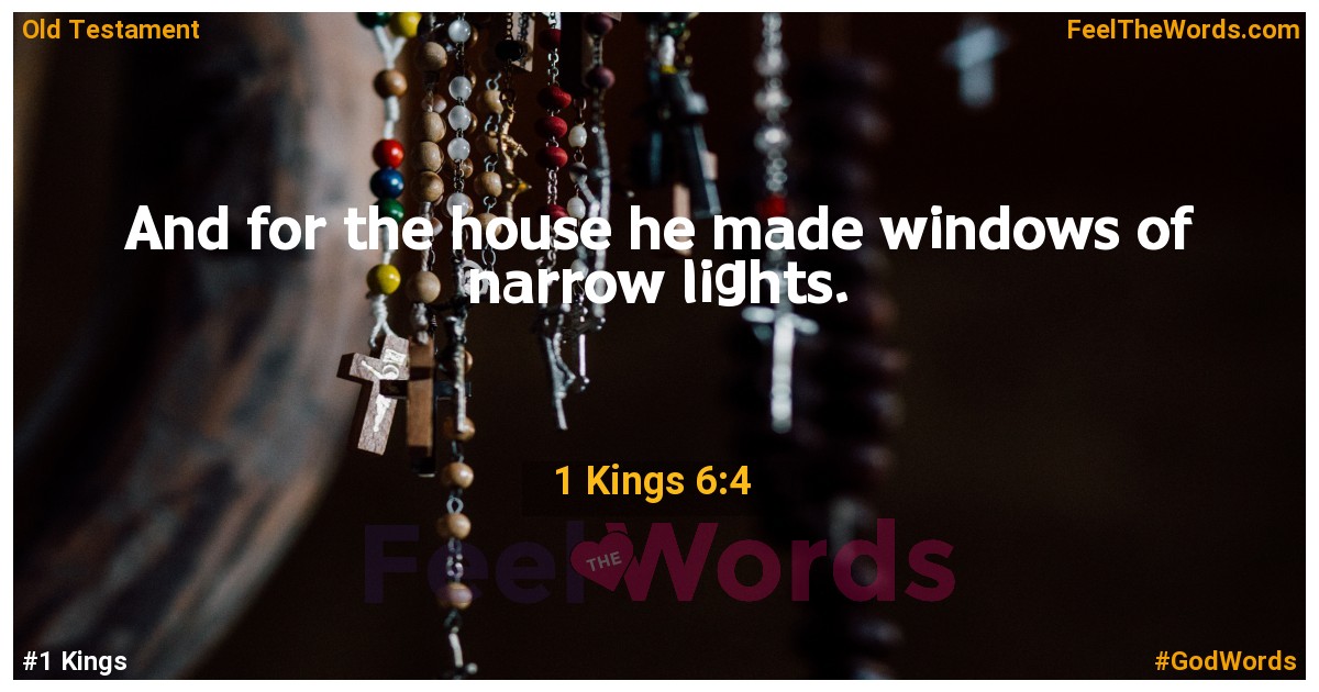 1 Kings 6:4