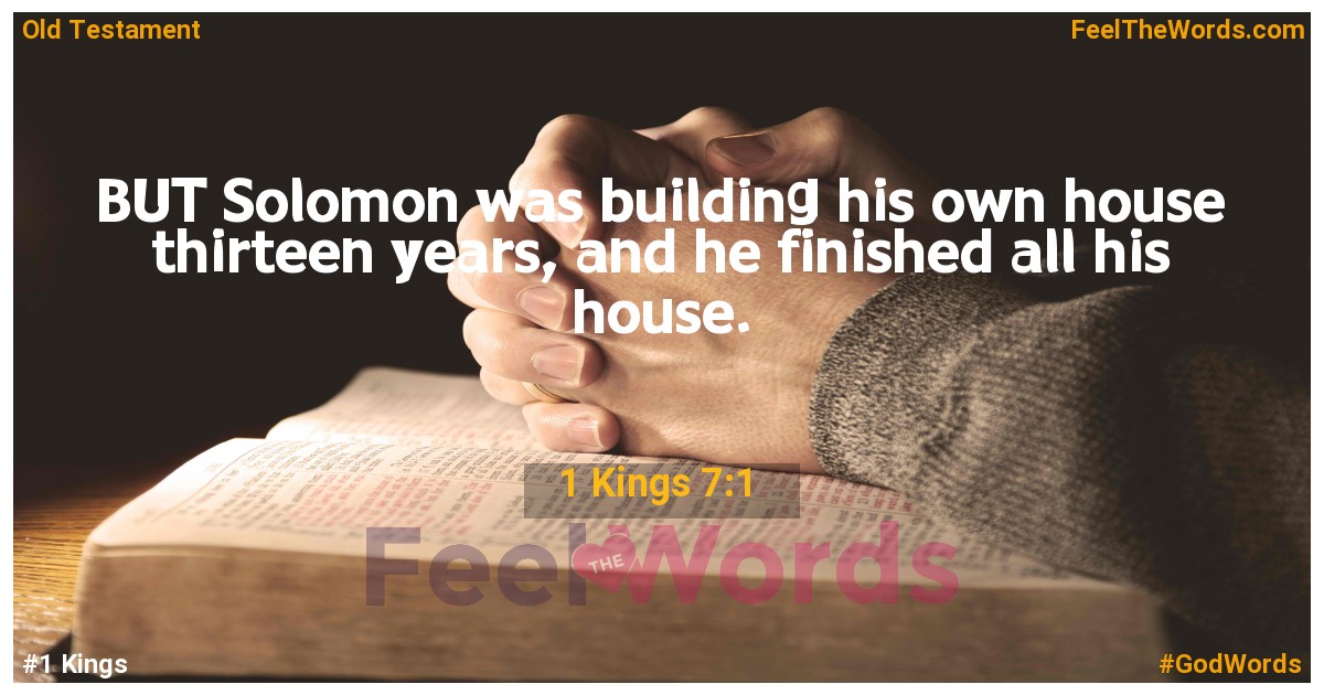1 Kings 7:1