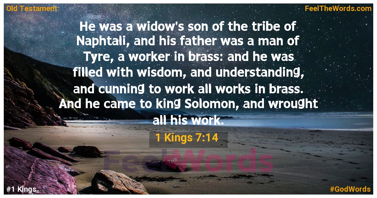 1 Kings 7:14