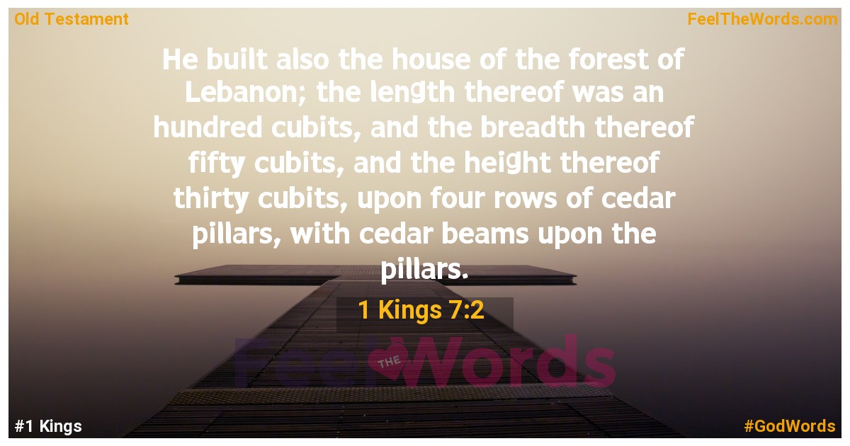 1 Kings 7:2