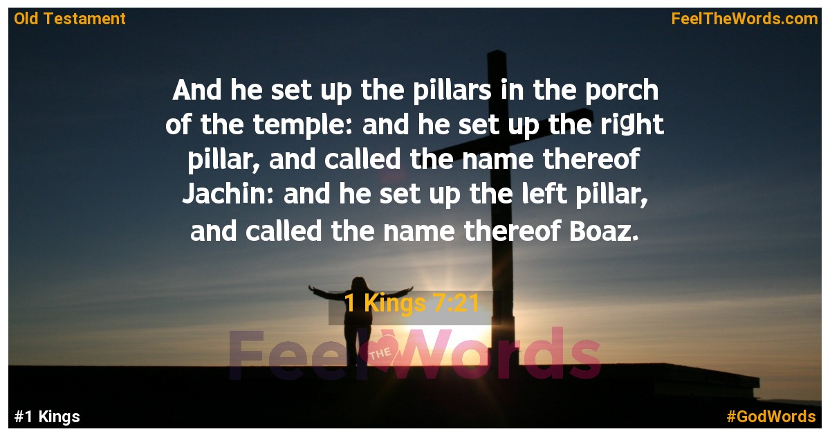 1 Kings 7:21