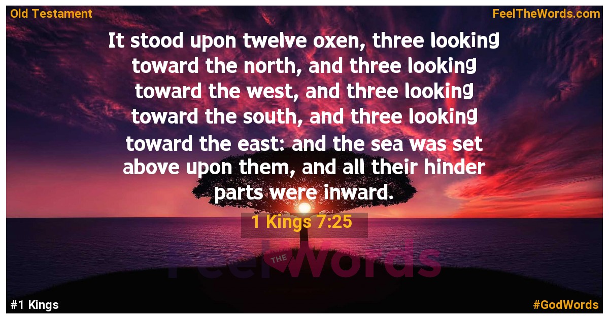 1 Kings 7:25