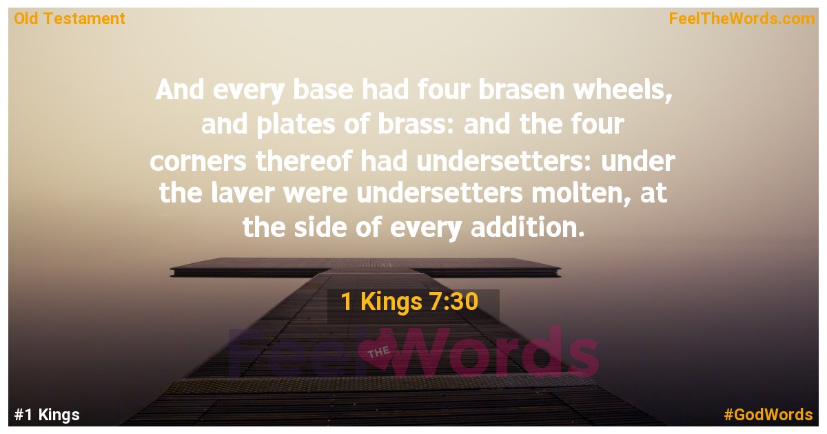 1 Kings 7:30