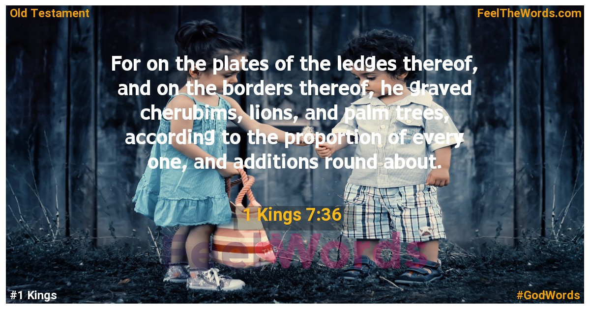 1 Kings 7:36