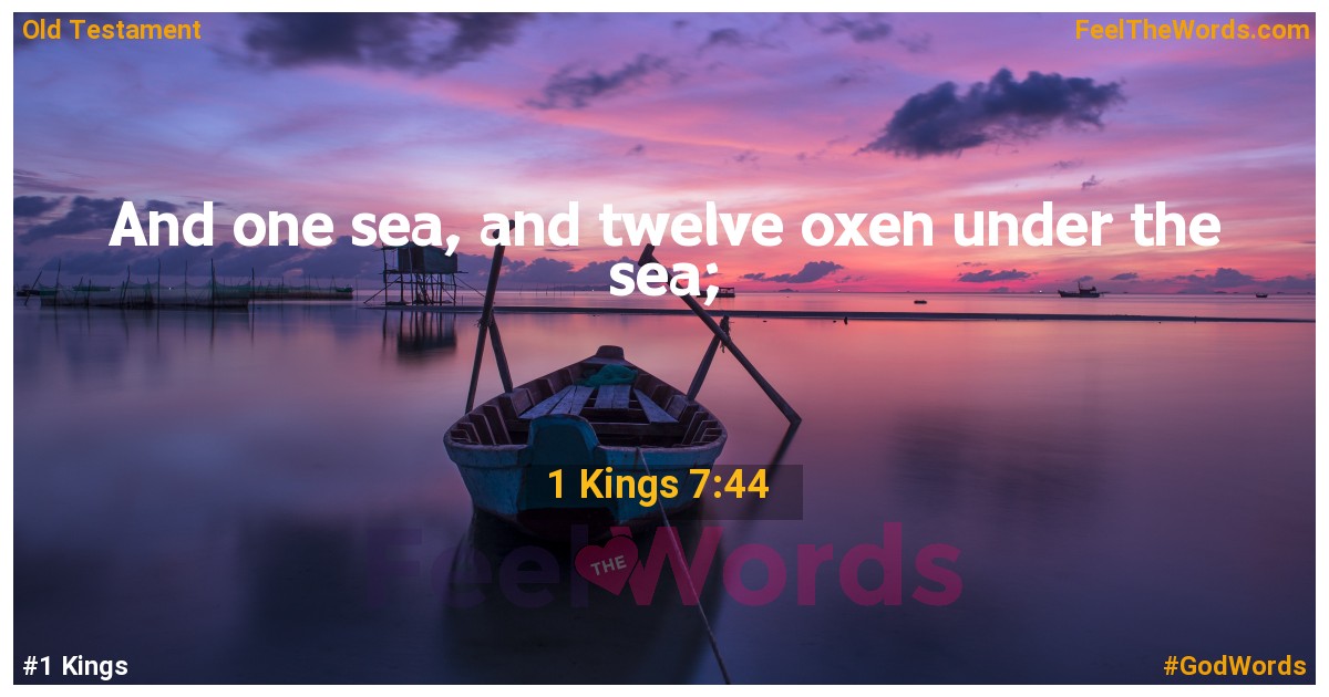 1 Kings 7:44