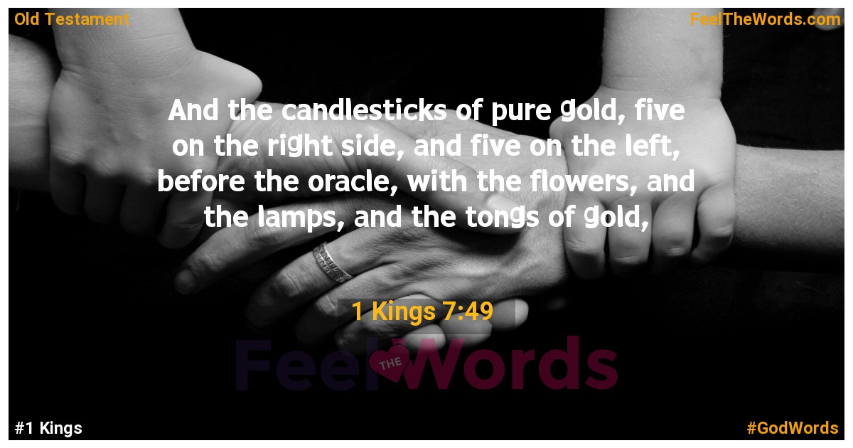 1 Kings 7:49
