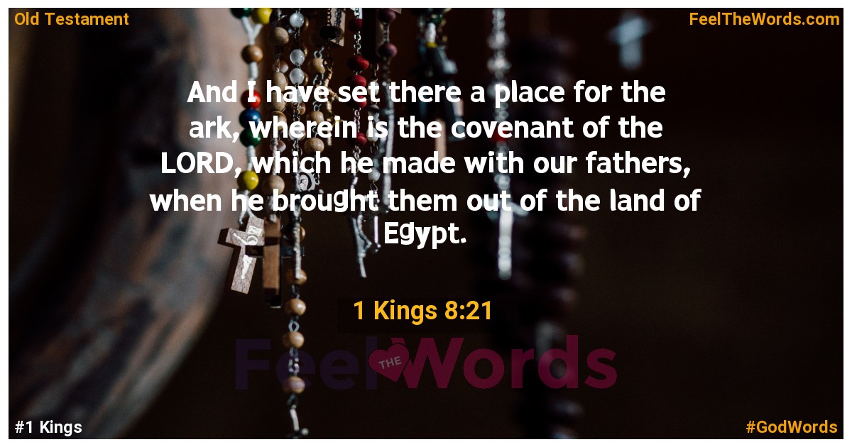 1 Kings 8:21