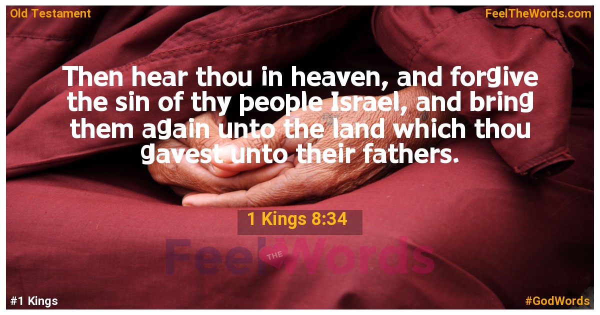 1 Kings 8:34