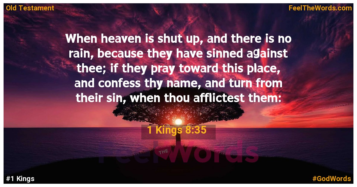 1 Kings 8:35