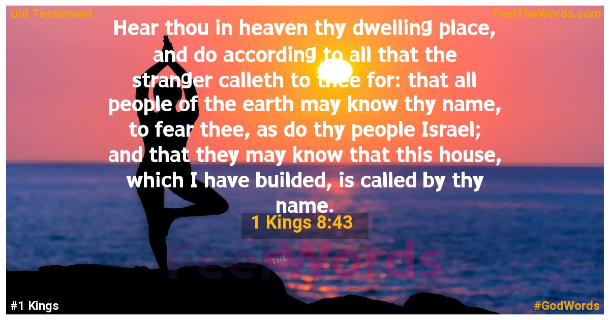 1 Kings 8:43