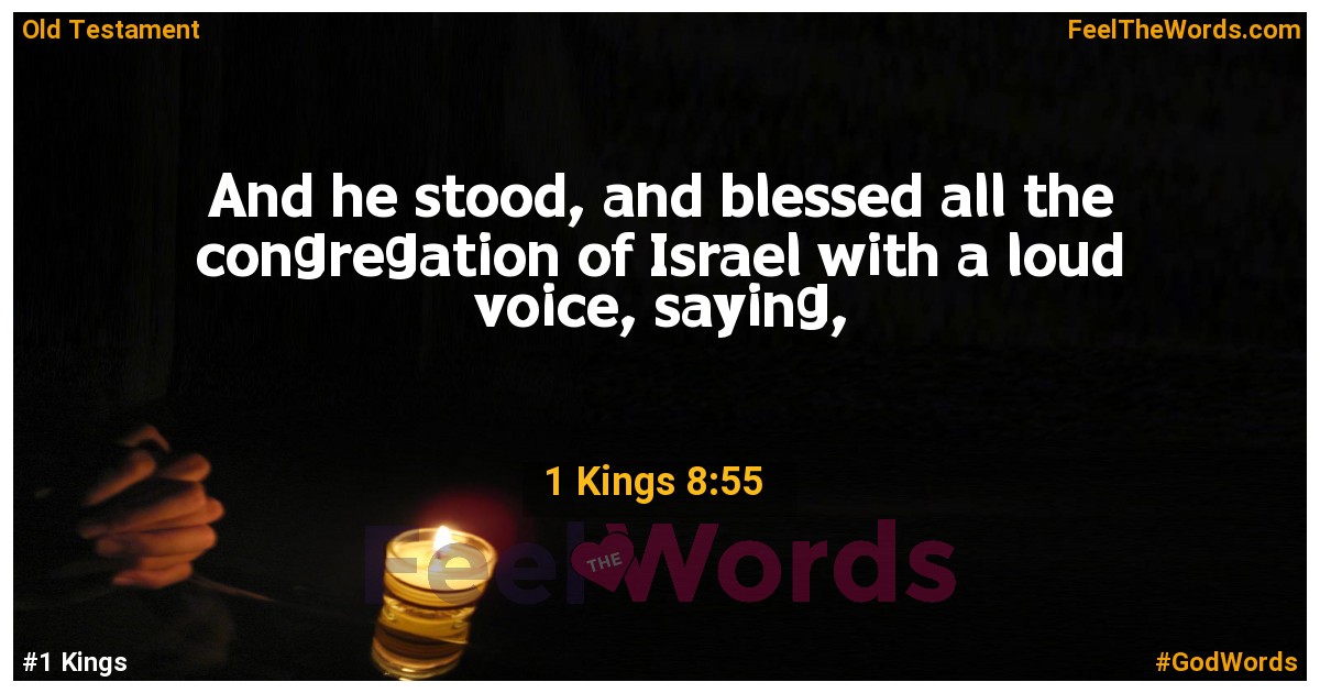 1 Kings 8:55