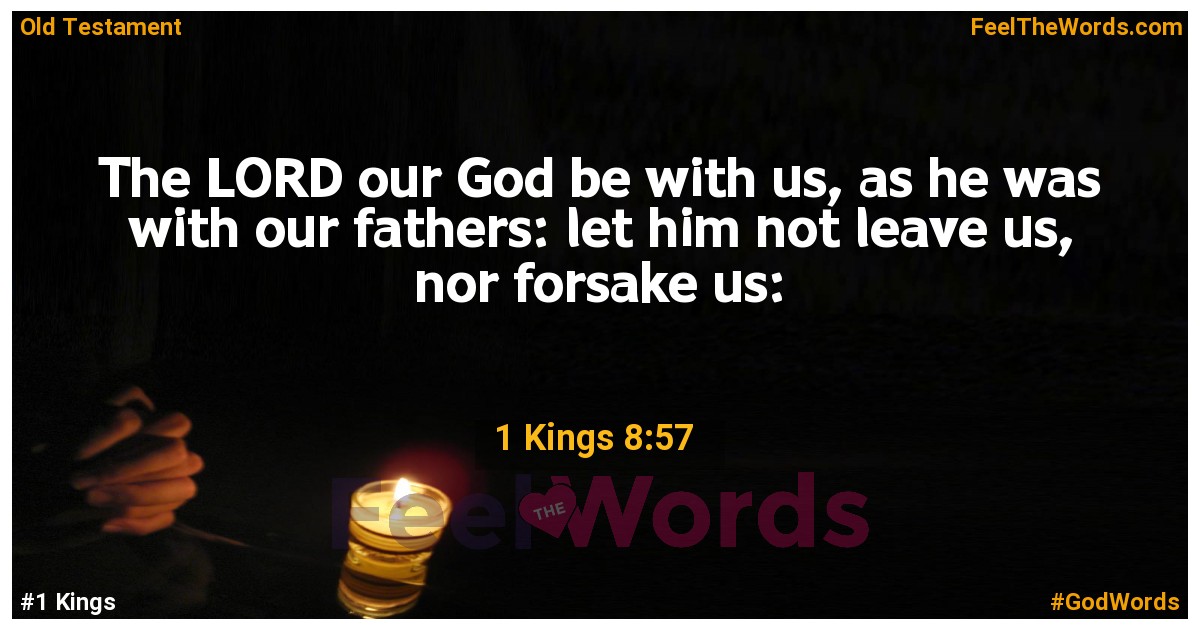 1 Kings 8:57