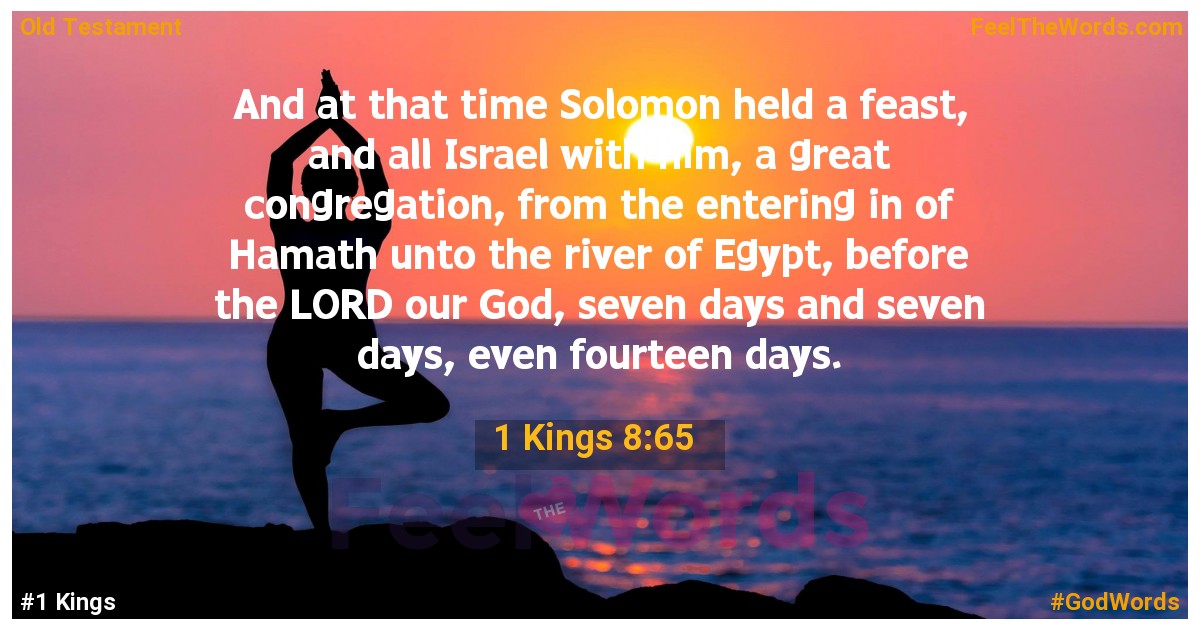 1 Kings 8:65