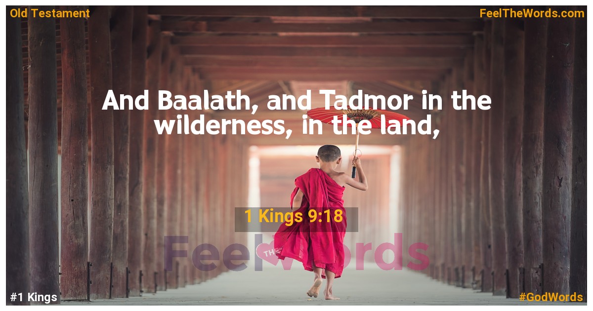 1 Kings 9:18
