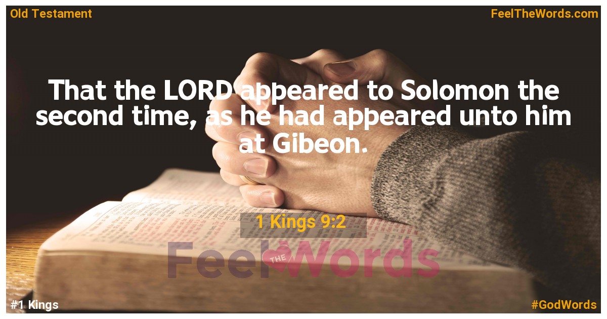 1 Kings 9:2