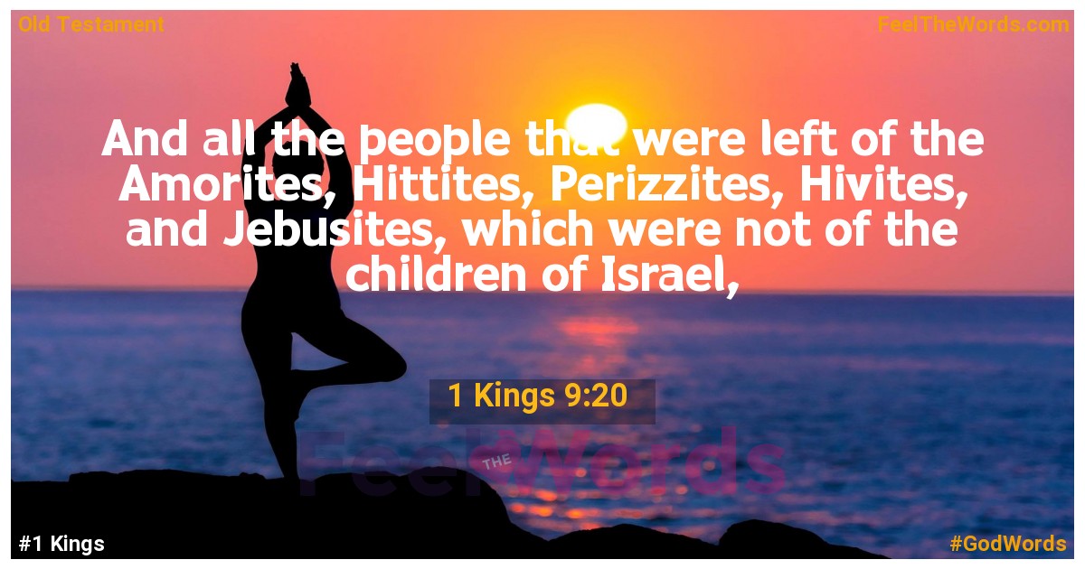 1 Kings 9:20