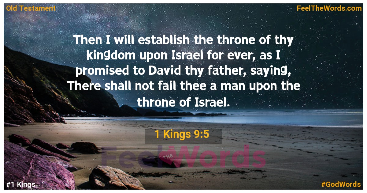 1 Kings 9:5