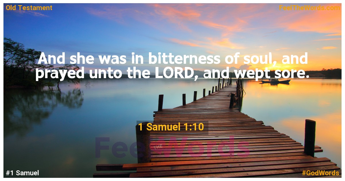 1 Samuel 1:10