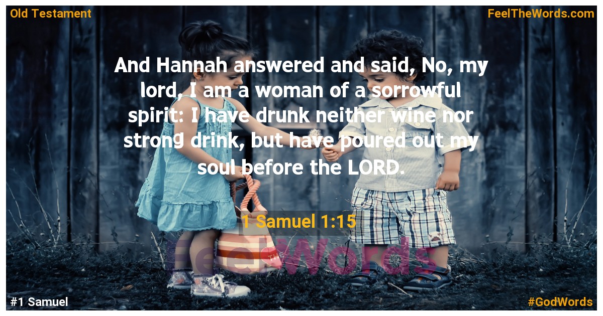 1 Samuel 1:15