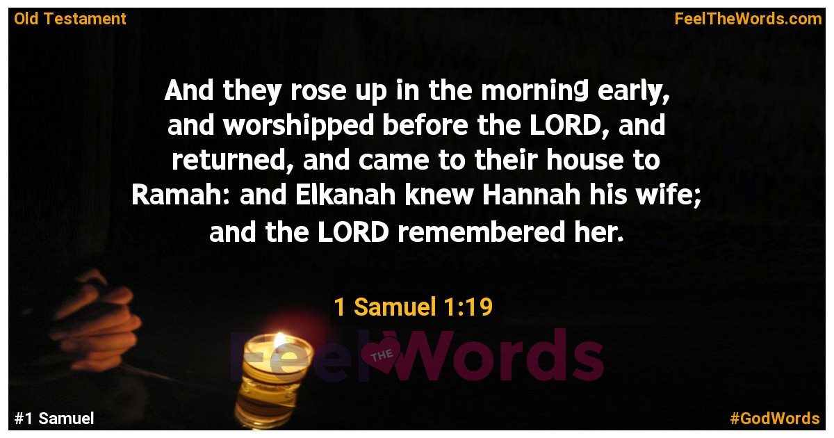 1 Samuel 1:19