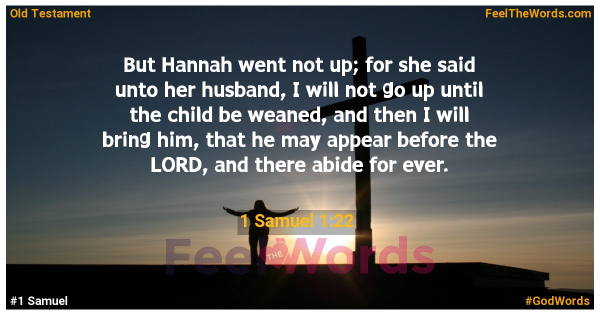 1 Samuel 1:22