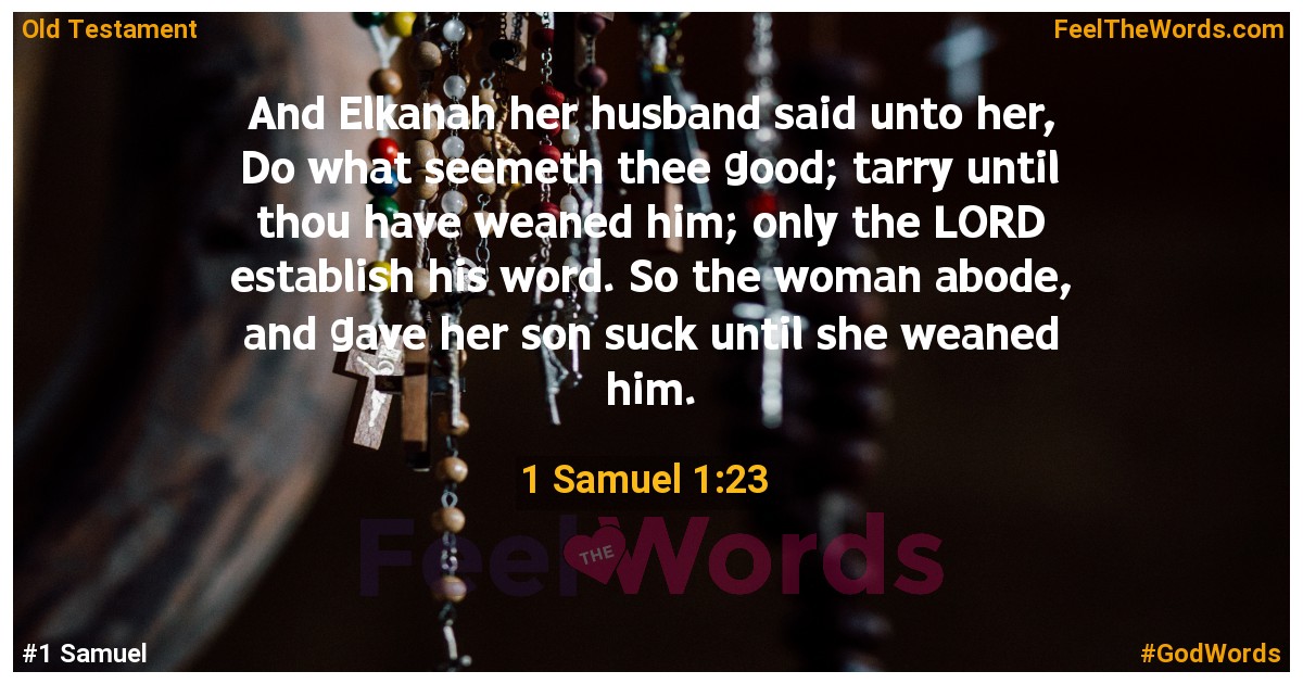 1 Samuel 1:23