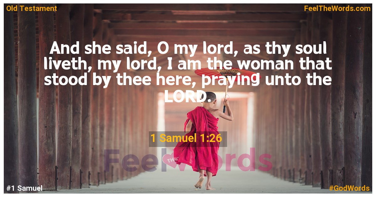 1 Samuel 1:26