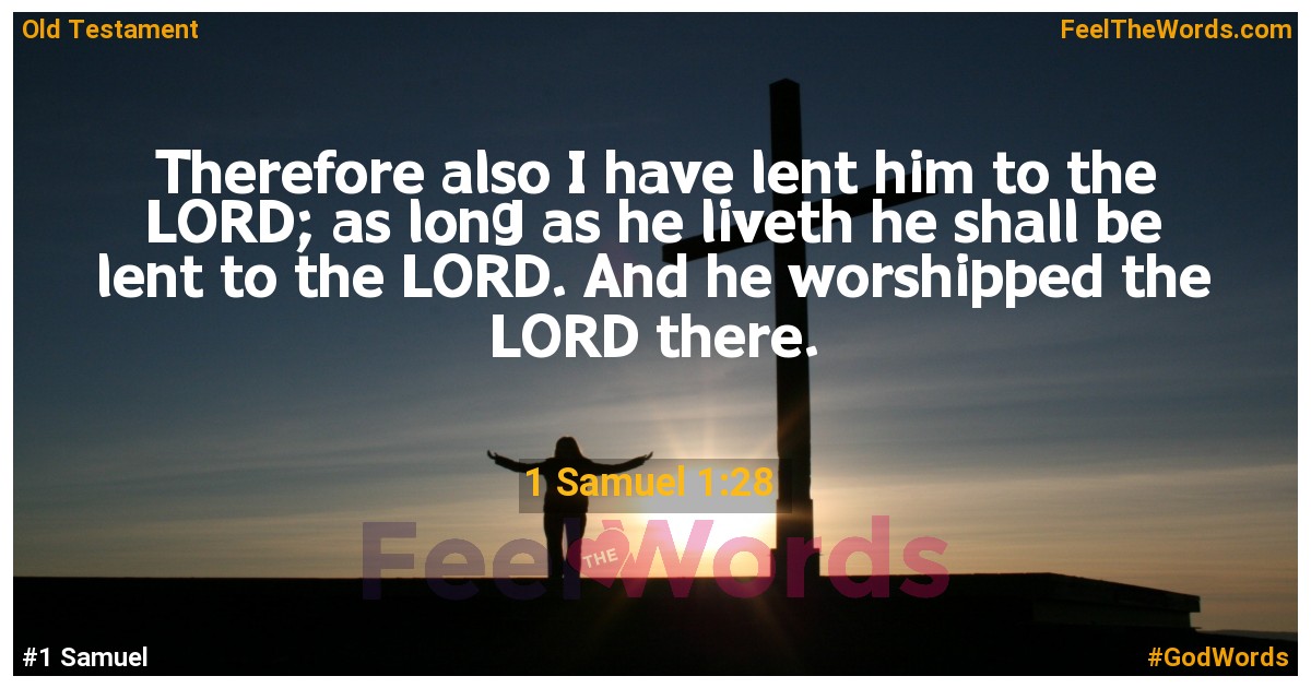 1 Samuel 1:28