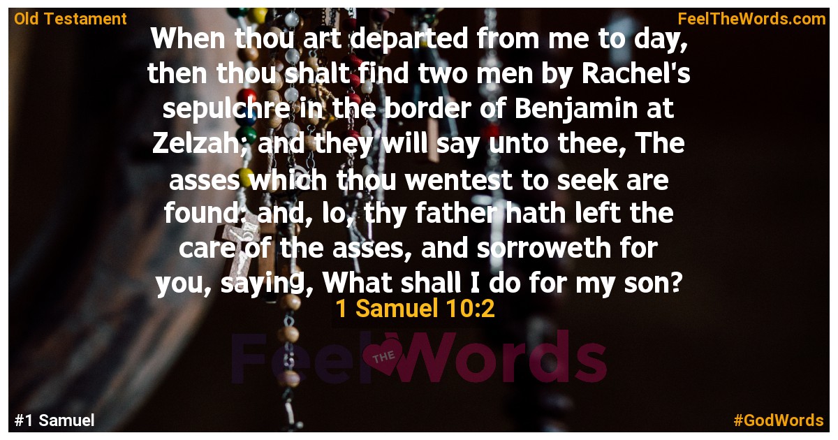 1 Samuel 10:2