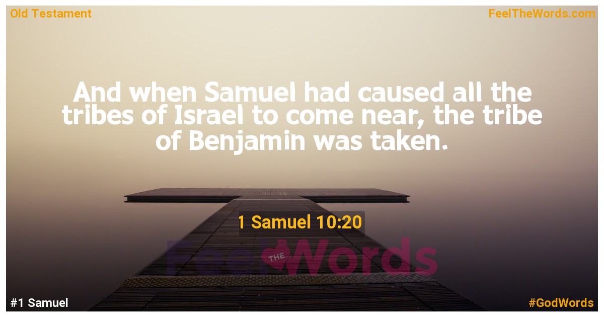 1 Samuel 10:20