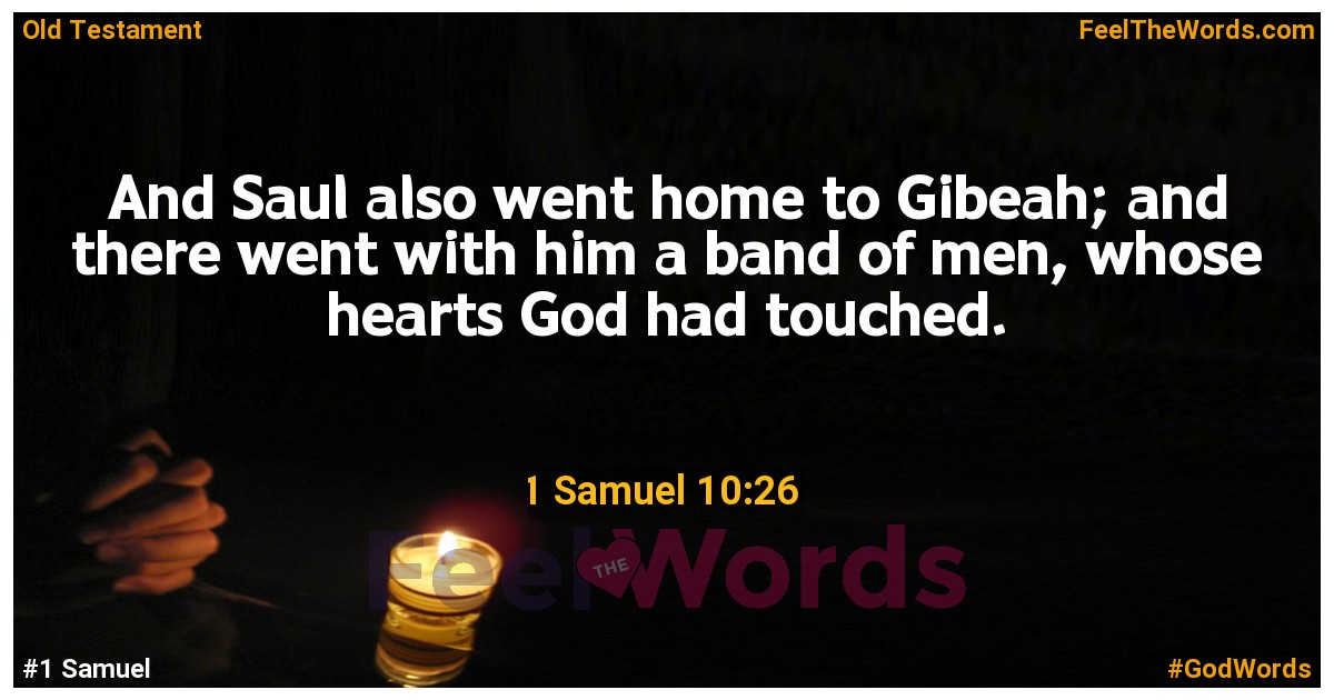 1 Samuel 10:26