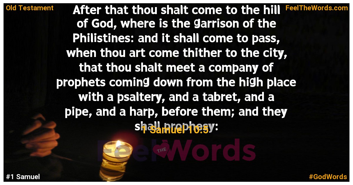 1 Samuel 10:5