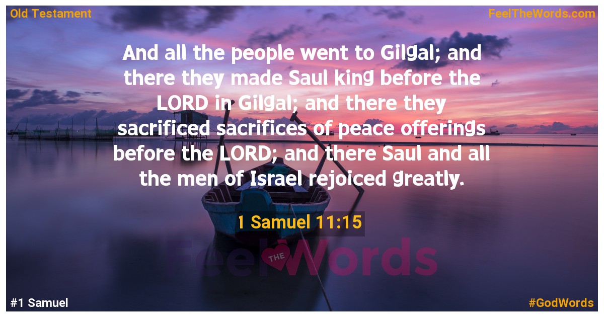 1 Samuel 11:15